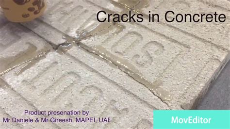 Mapei crack repair